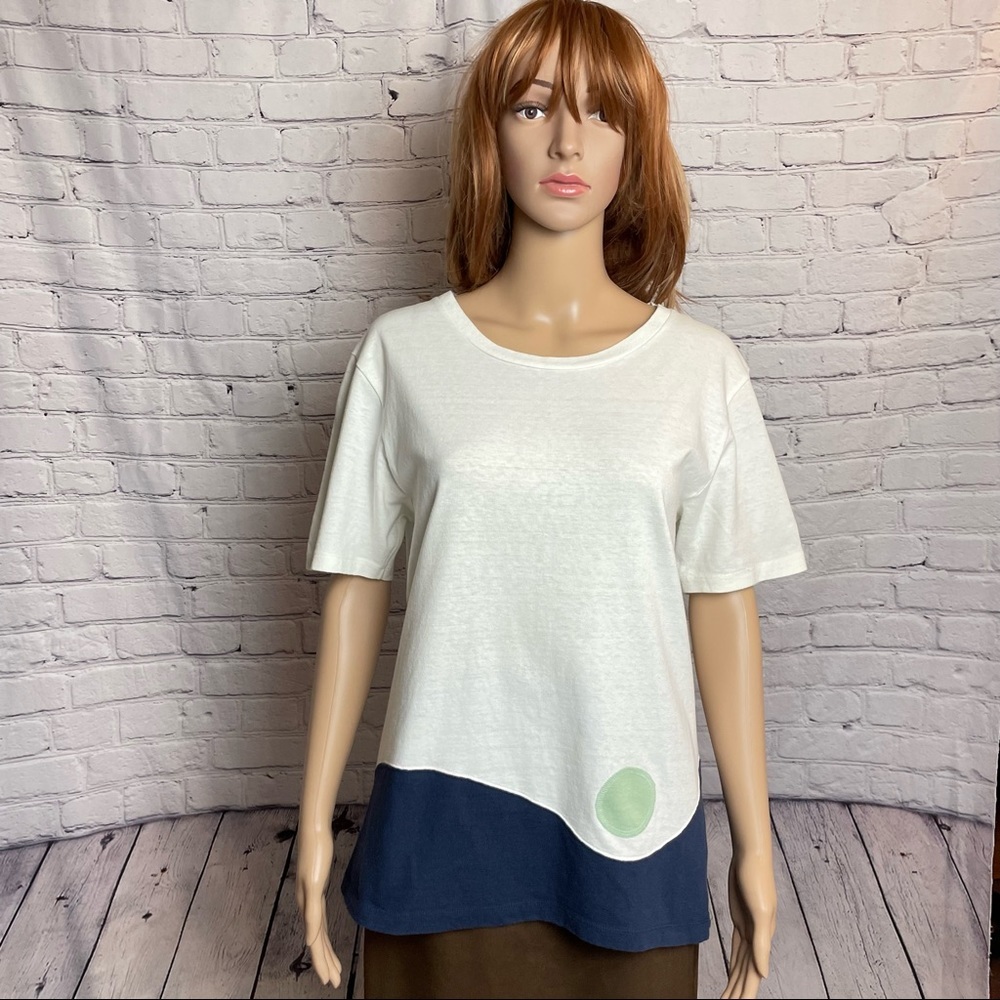 Tsumori Chisato White Cotton T-Shirt Size 2 US M